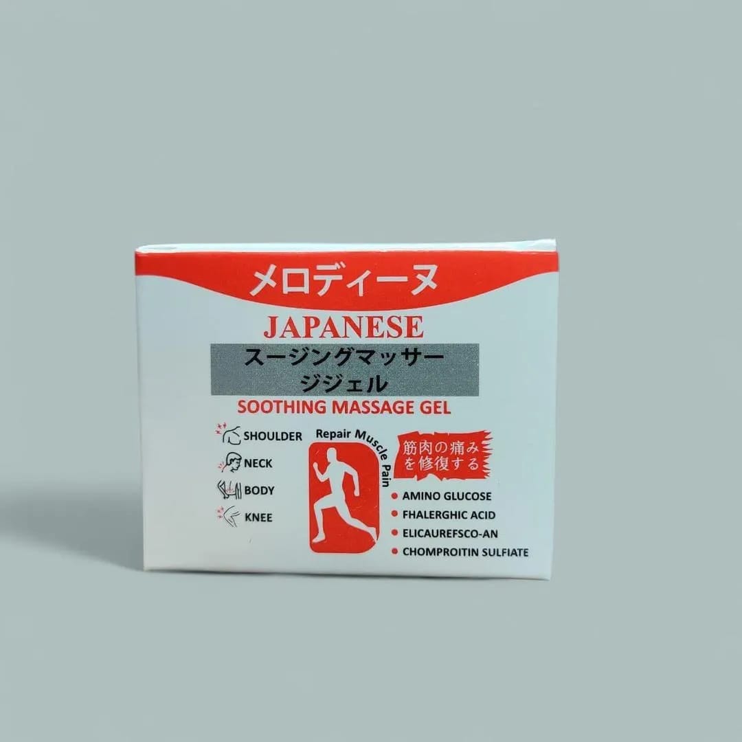 Melodine Japanese Soothing Massage Gel – Fast Pain Relief for Neck, Shoulder, Back & Joint Pain