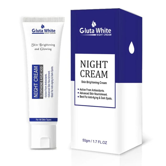 Gluta White Night Cream – Hydrating Night Cream for Smooth, Refreshed Skin | 50ml