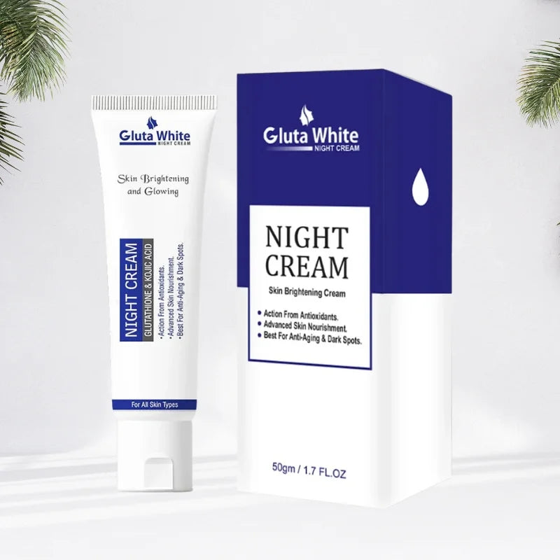 Gluta White Night Cream – Hydrating Night Cream for Smooth, Refreshed Skin | 50ml
